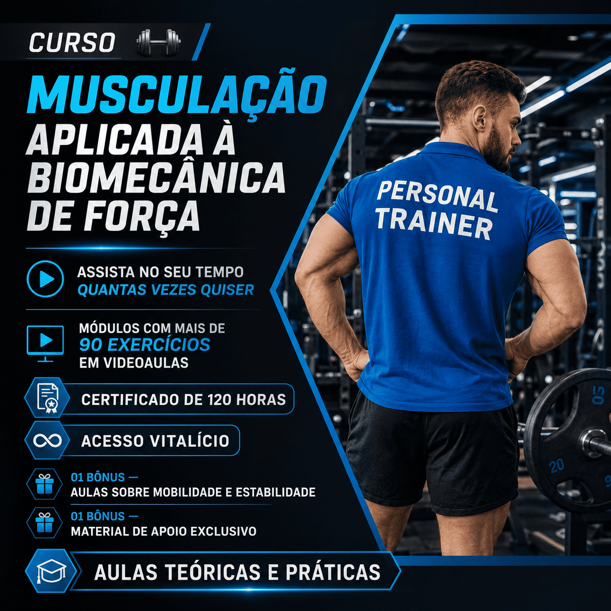 Curso Biomecânica Aplicado ao Treinamento de Força na Musculação